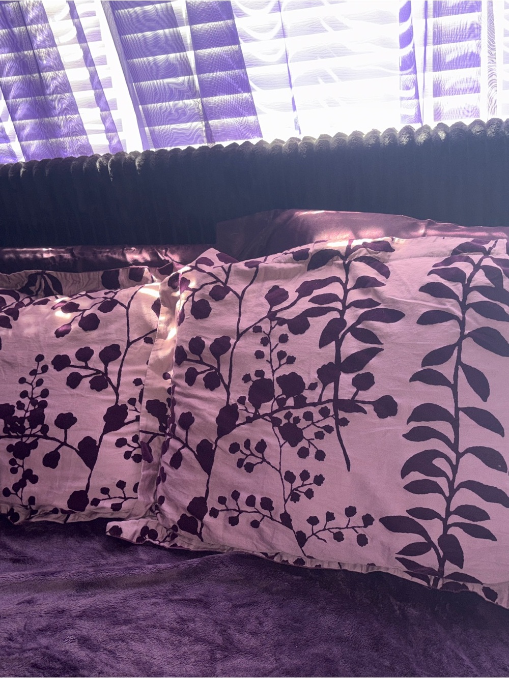 RARE ORIGINAL “Purple’s Cool" Bella Swan Lavender
Pillow Shams Set Twilight